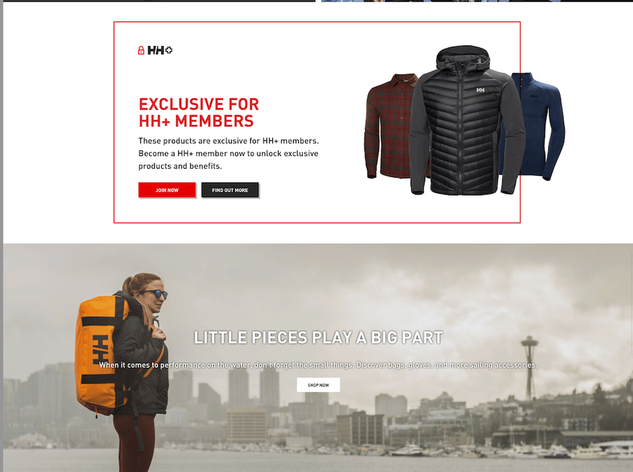 Exklusiv für HH+ Mitglieder: Urban-Outdoor-Jacken am Hafen mit orangem Rucksack