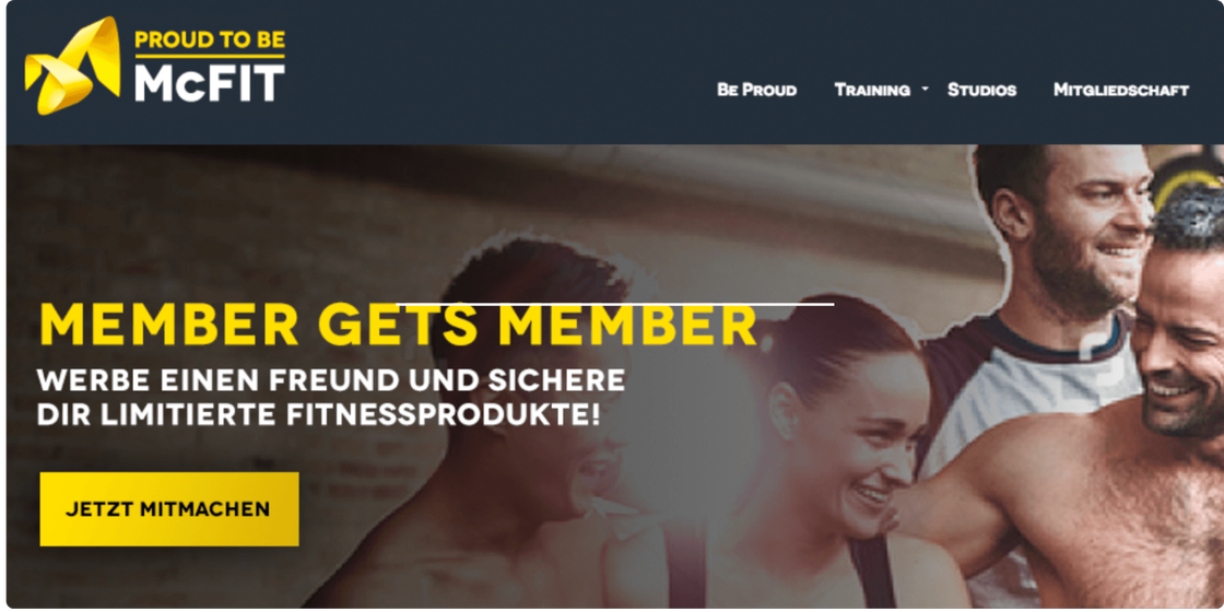 McFIT: Mitglieder werben Freunde – limitierte Fitnessprämien sichern, jetzt mitmachen