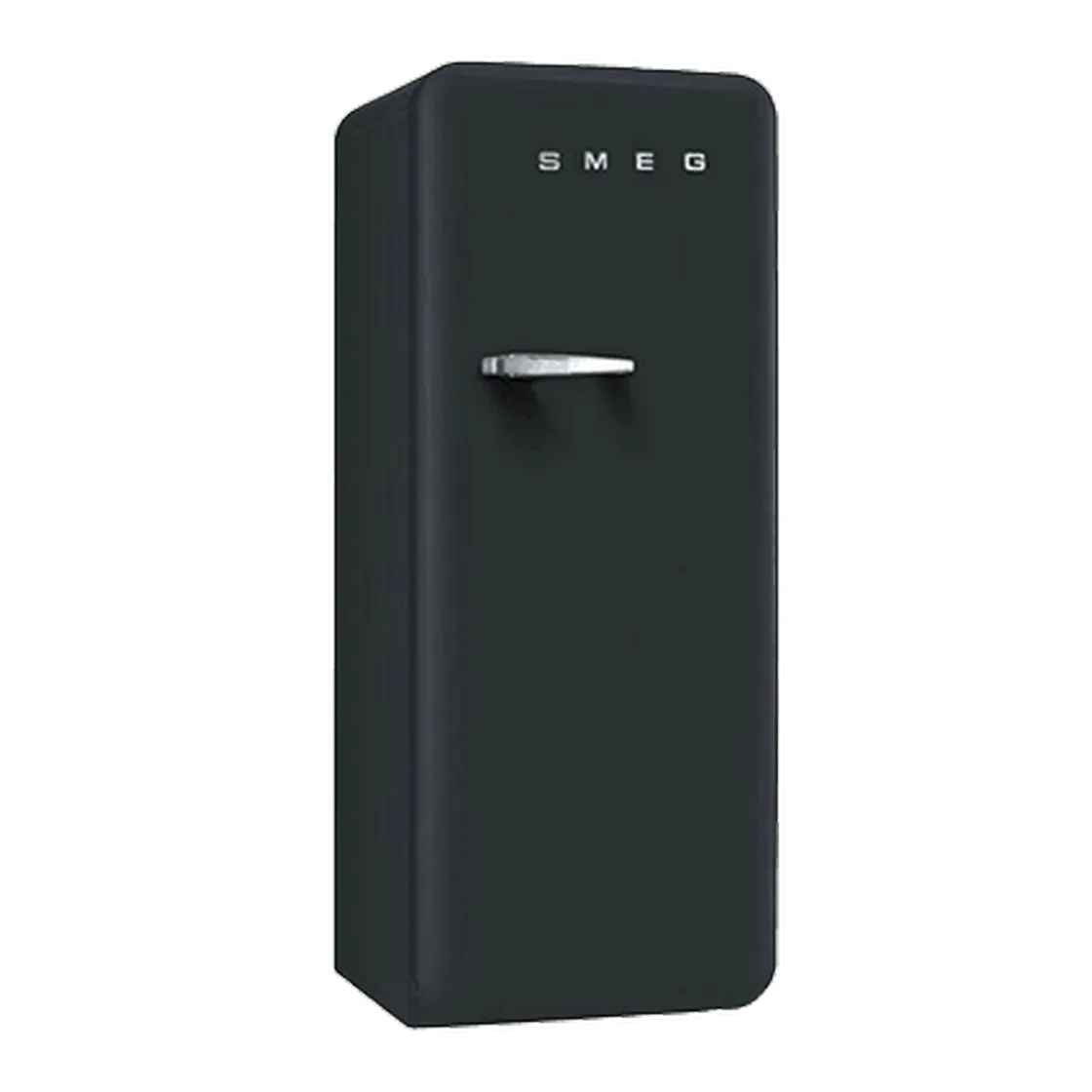 Schwarzer SMEG-Retro-Kühlschrank
