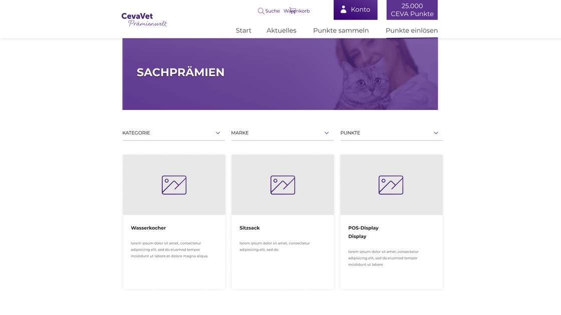 Filterbare Prämienübersicht in CevaVet