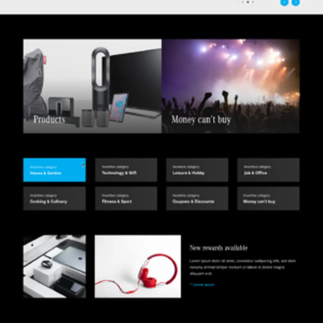 Frontend des Burn-Bereichs im Daimler-Design