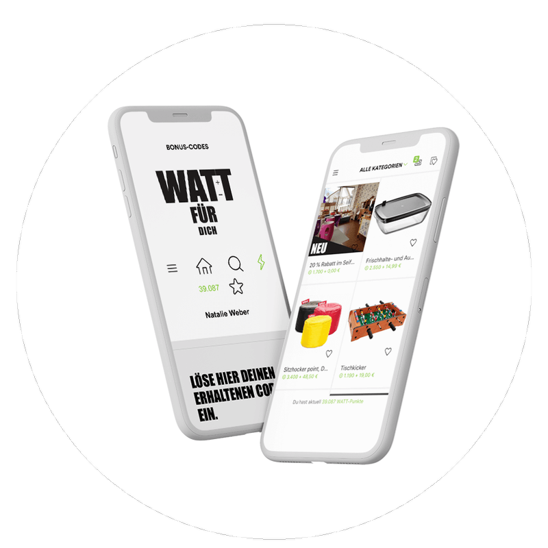 App-Screen zur Nutzeransprache