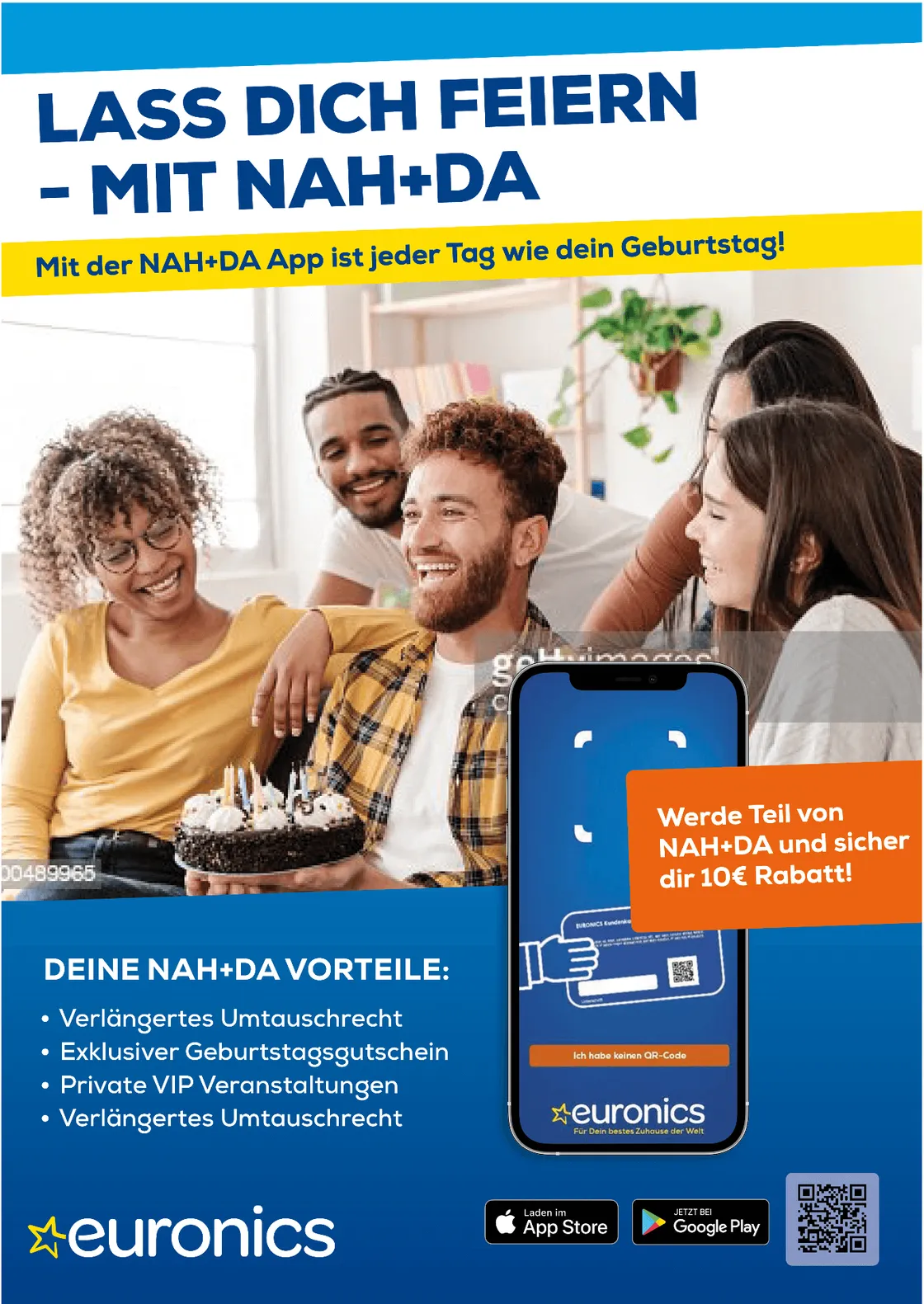 NAH+DA bei Euronics – 10 € Willkommensrabatt und App-Vorteile