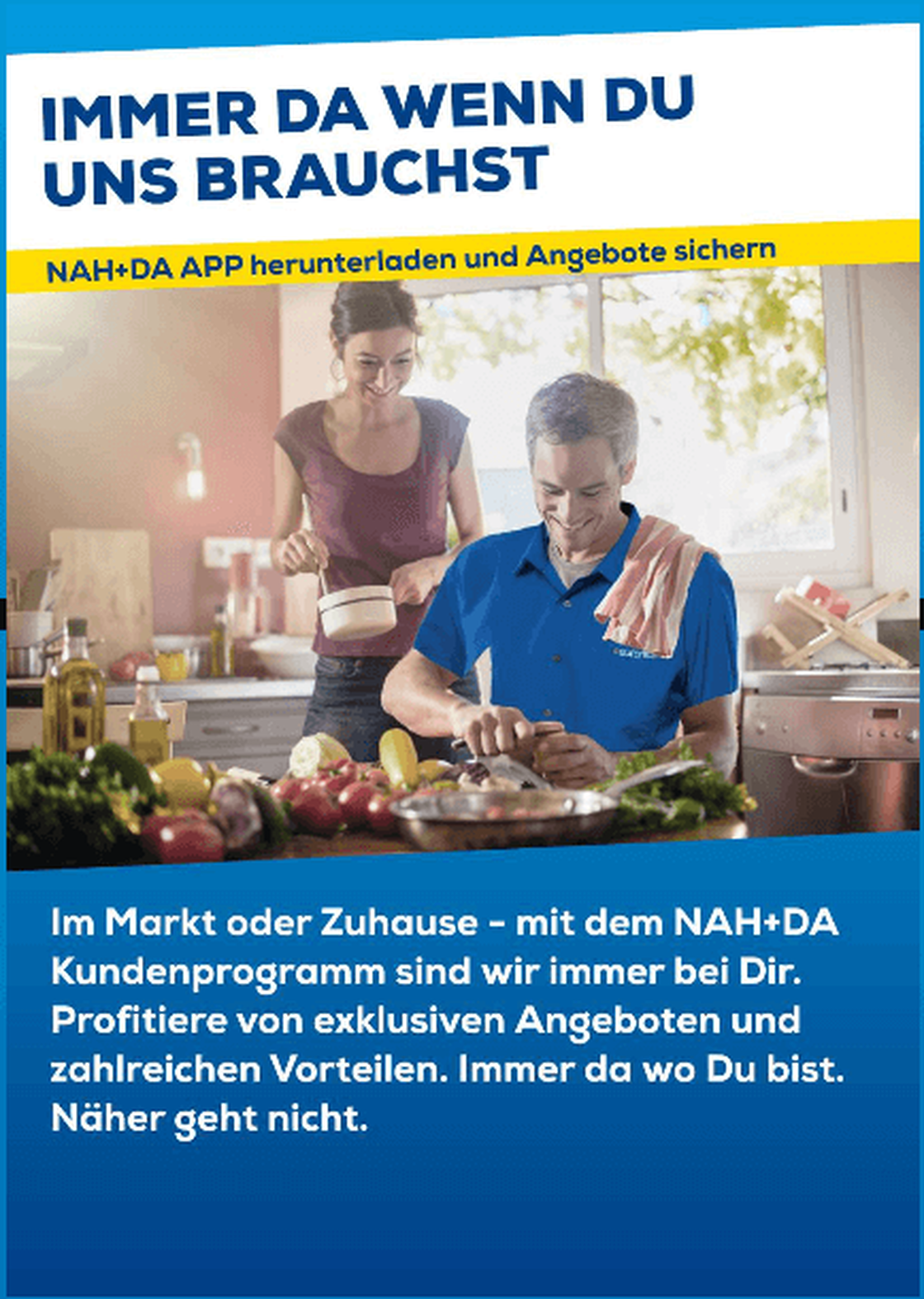 NAH+DA: Angebote im Markt und zuhause per App sichern