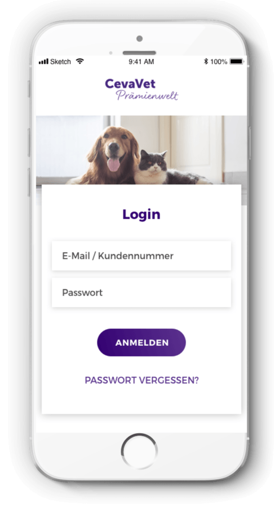 CevaVet-Plattform auf dem Smartphone