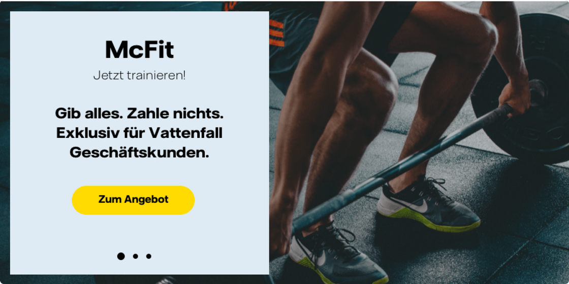 McFit: Kostenlose Mitgliedschaft exklusiv für Geschäftskunden