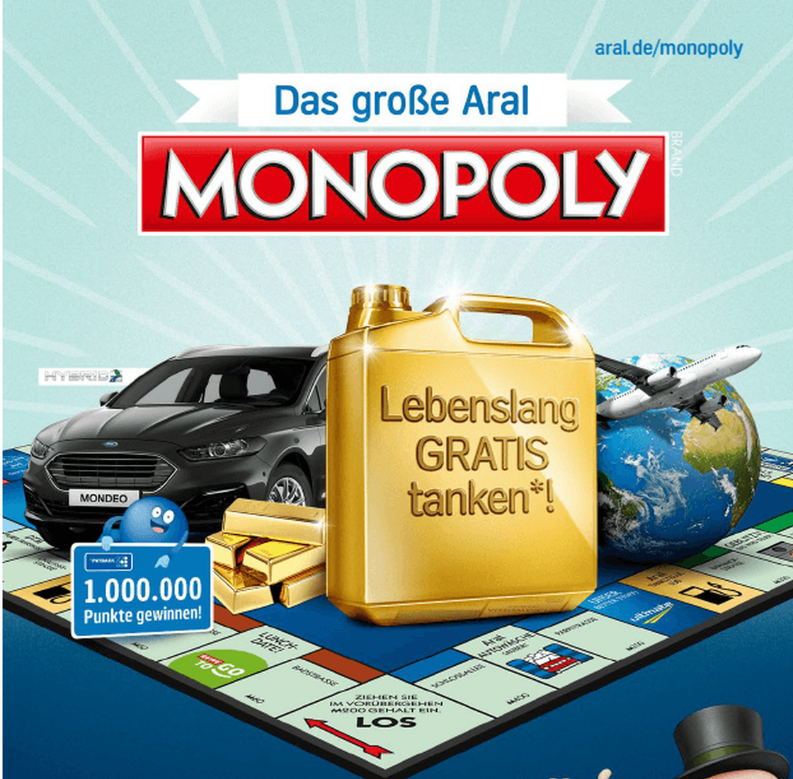Oberfläche einer Payback-Gewinnspiel-Kampagne