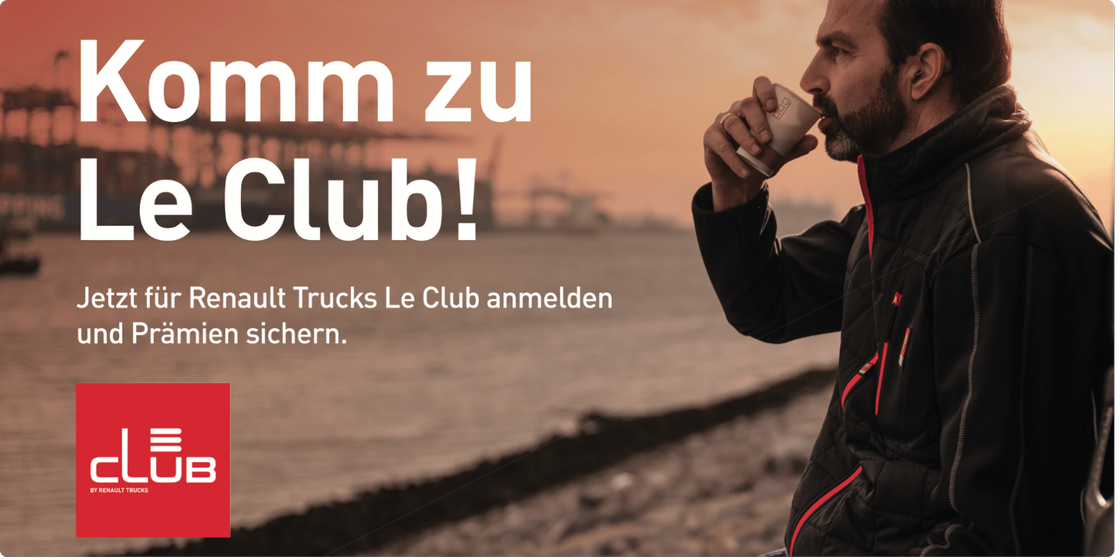 Renault Trucks Le Club – Jetzt anmelden und Prämien sichern