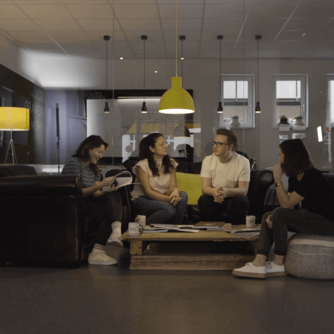 Team von Goldmarie & Friends im Meeting