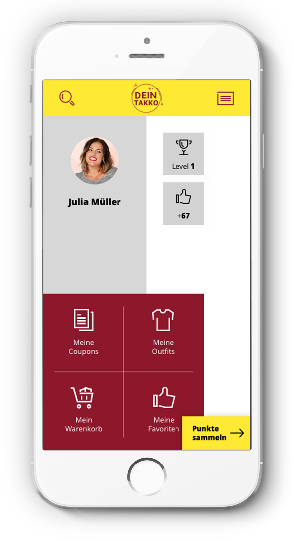 Konto-Dashboard: Profil, Coupons, Punkte und Favoriten
