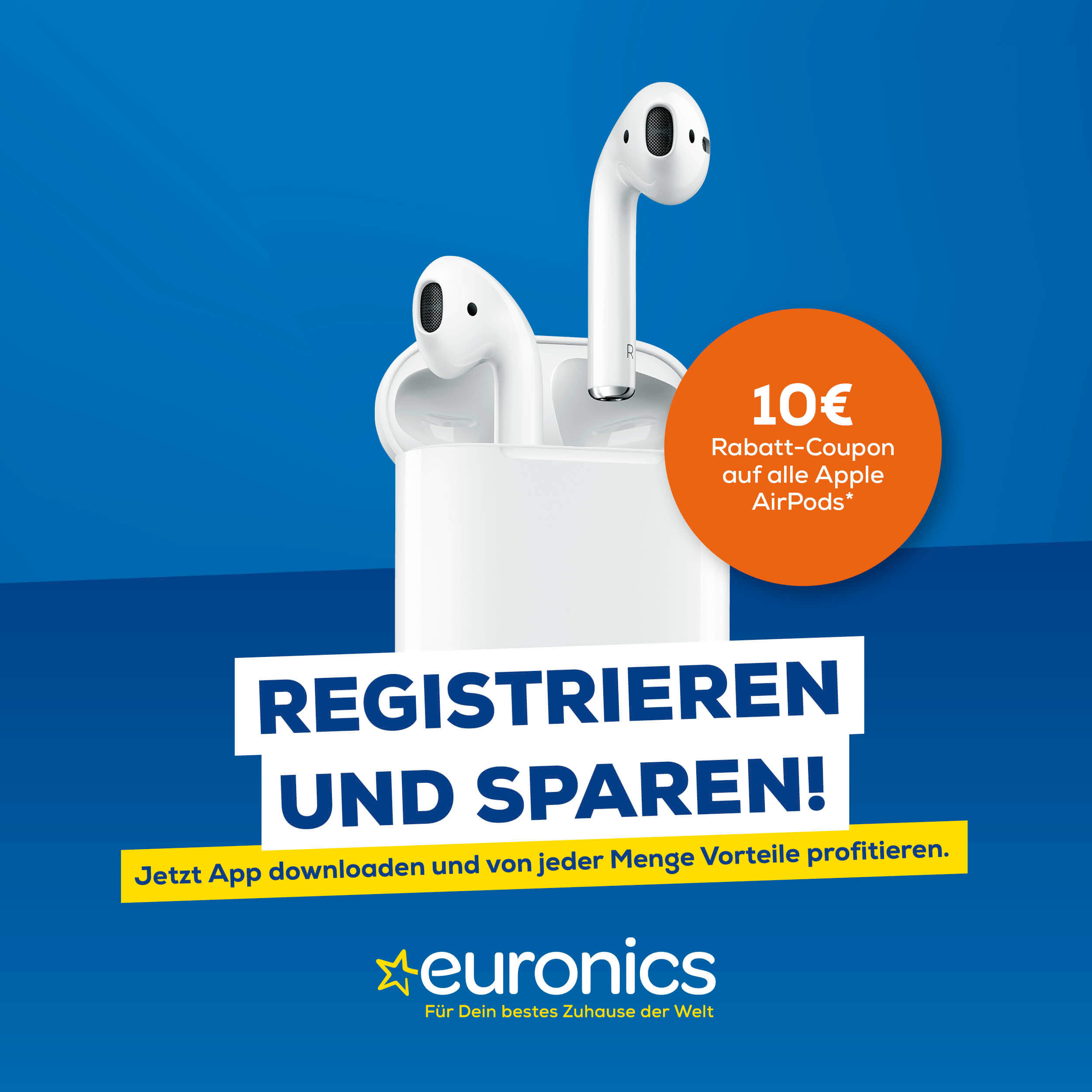 Erfolgreiche Loyalty-App: 10€ Rabatt auf Apple AirPods bei App-Registrierung
