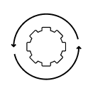 Minimalistisches schwarzes Bild mit kleinem leuchtend grünen Punkt