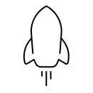 Schwarzes Quadrat auf hellem Hintergrund – minimalistischer, dunkler Platzhalter
