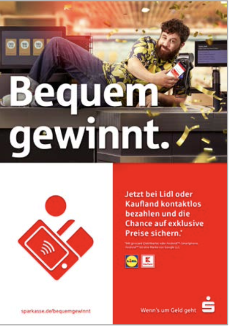 Kontaktlos bezahlen bei Lidl & Kaufland – Chance auf Sparkasse‑Gewinne