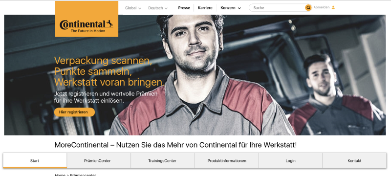 Continental Werkstatt: Kfz-Techniker, effiziente Werkstattlösungen und Services
