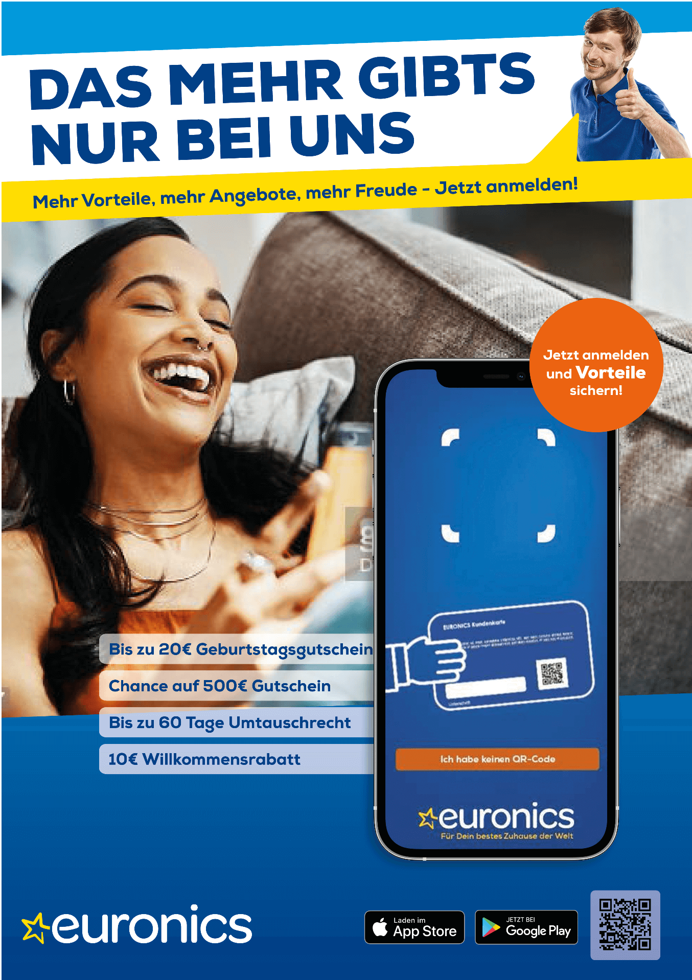 Erfolgreiche Loyalty-App: Euronics – Jetzt anmelden, Vorteile, Gutscheine und Gewinnchance sichern