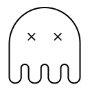 Leeres schwarzes Spiel-Icon als Platzhalter