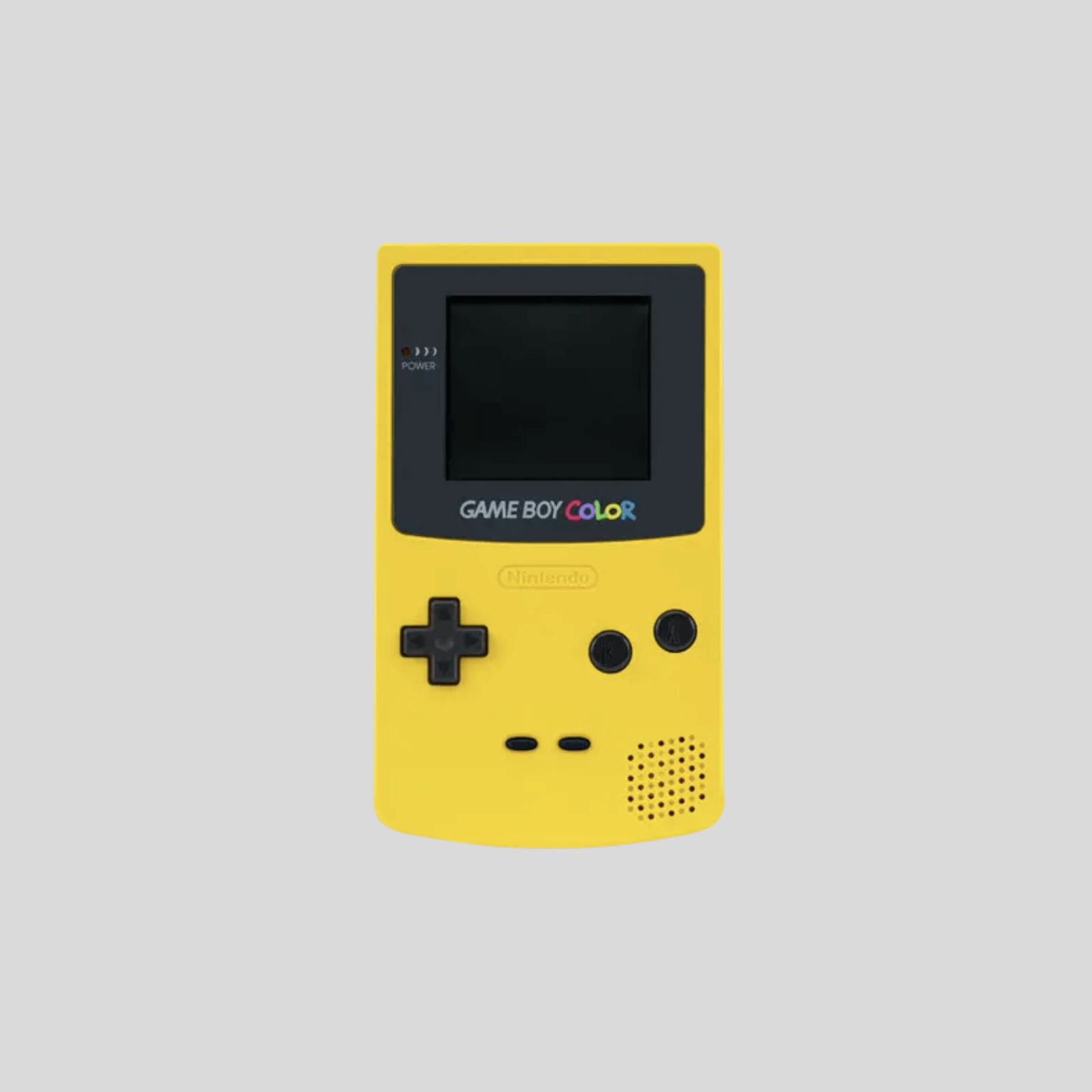 Gelber Retro‑Handheld für Gamification & Loyalty