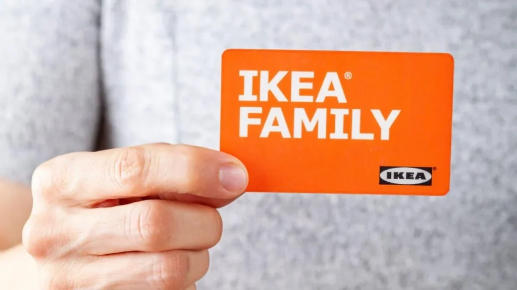 IKEA Family Karte – VIP Club Loyalty Programm Mitgliedskarte, orange