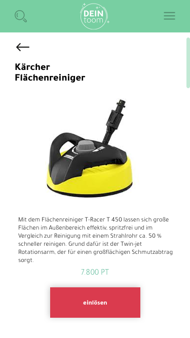 Kärcher T-Racer T 450 Flächenreiniger für Außenreinigung