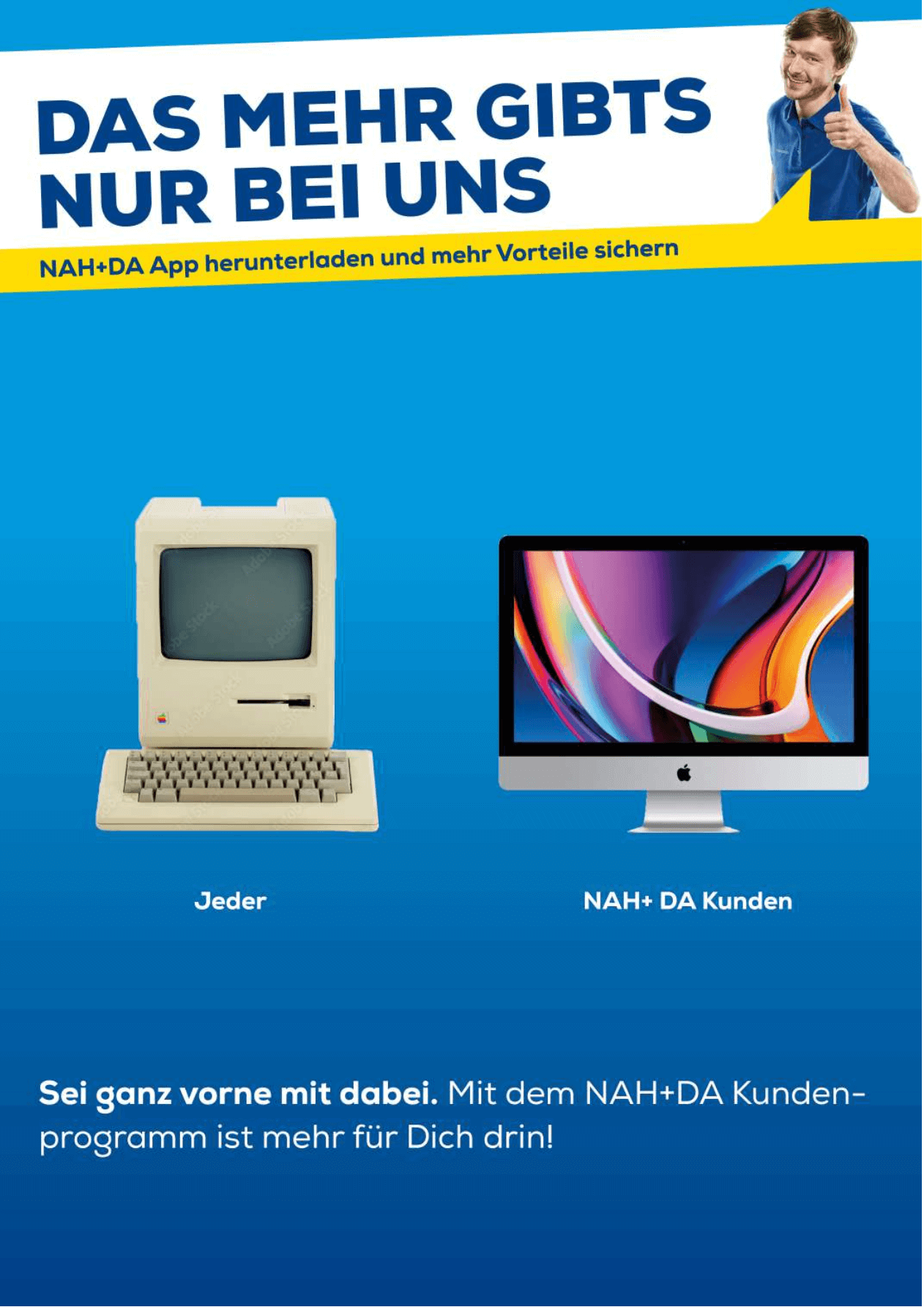 Erfolgreiche Loyalty-App: NAH+DA-Kunden profitieren mit App von mehr Vorteilen