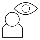 Minimalistische abstrakte Kunst – monochromes schwarzes Nichts