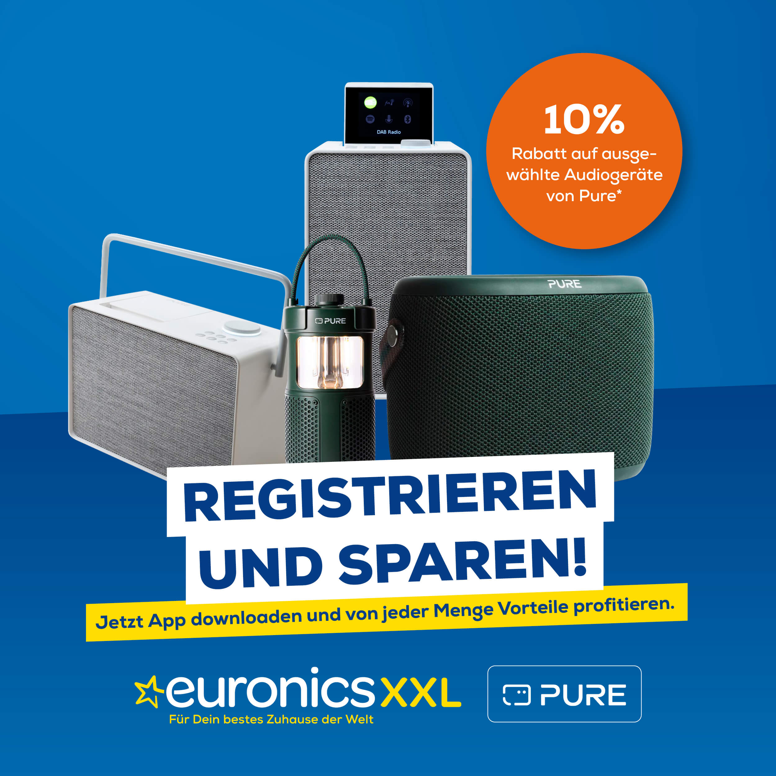 Erfolgreiche Loyalty-App: 10% Rabatt auf Pure-Audiogeräte bei Registrierung