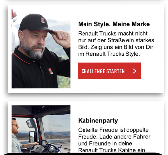 Vorteilsprogramm für Lkw-Fahrer – Style Challenge und Kabinenparty