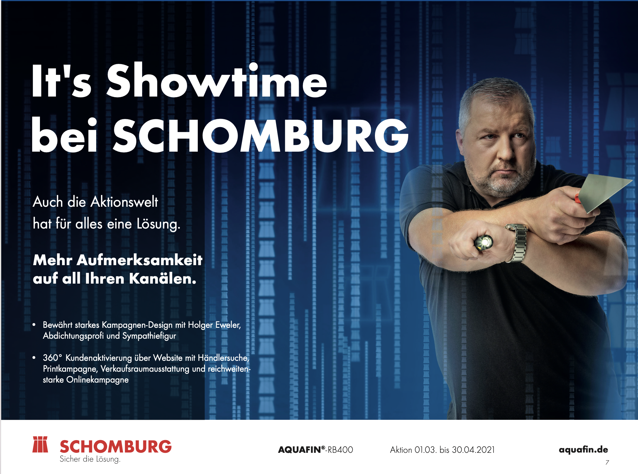 Showtime bei SCHOMBURG: Lösungen für Handwerk und Bau