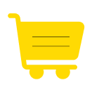 Gelbe Einkaufstasche mit einem Treueprogramm-Logo auf einem hellen Hintergrund