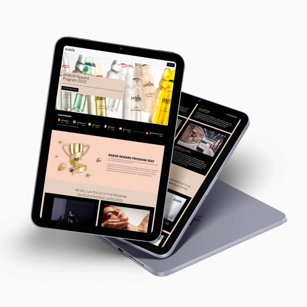 Duales Tablet‑Mockup für Magazin‑ und App‑Präsentation