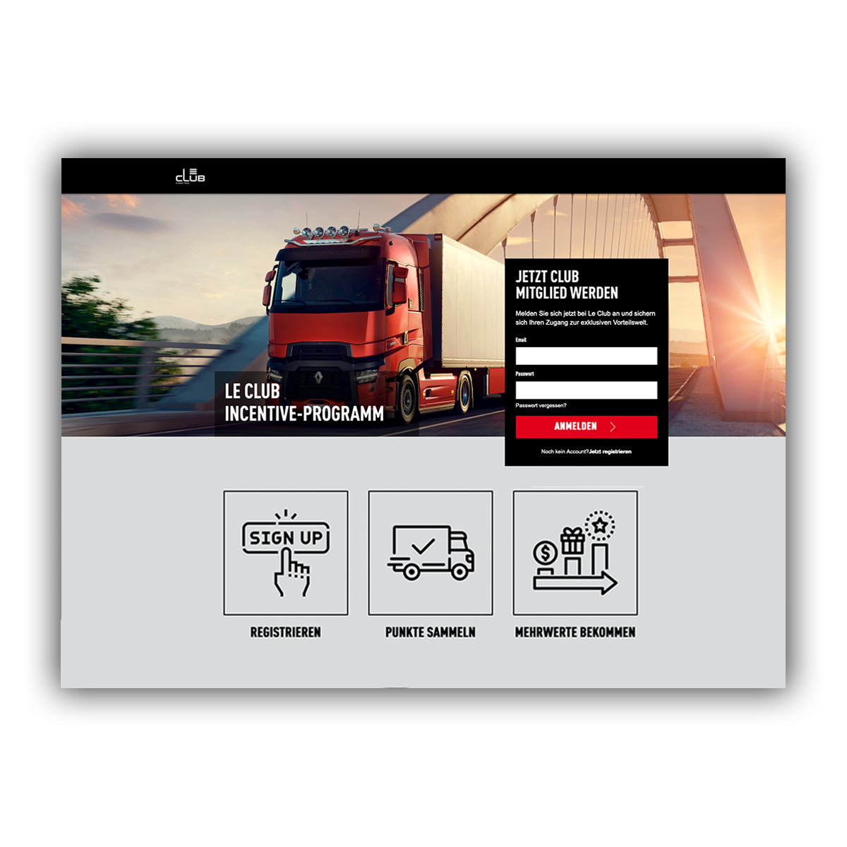 Truck-Club: Jetzt als LKW-Fahrer anmelden und Prämien sichern