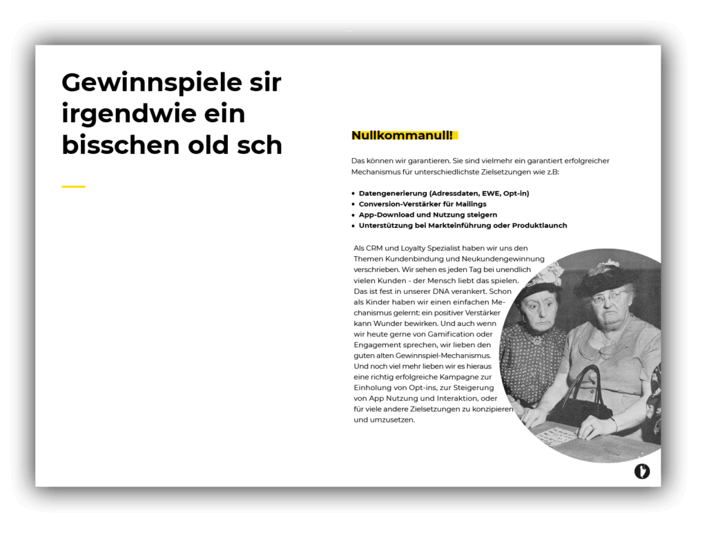 Weißes Papier über traditionelle Gewinnspiele und Kundenbindung im Marketing